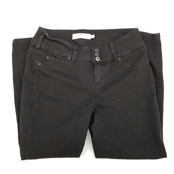 torrid Denim - Torrid Black Jegging Size 14S